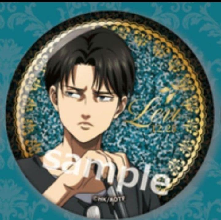 リヴァイ　カラオケの鉄人コラボ缶バッジ　30個セット