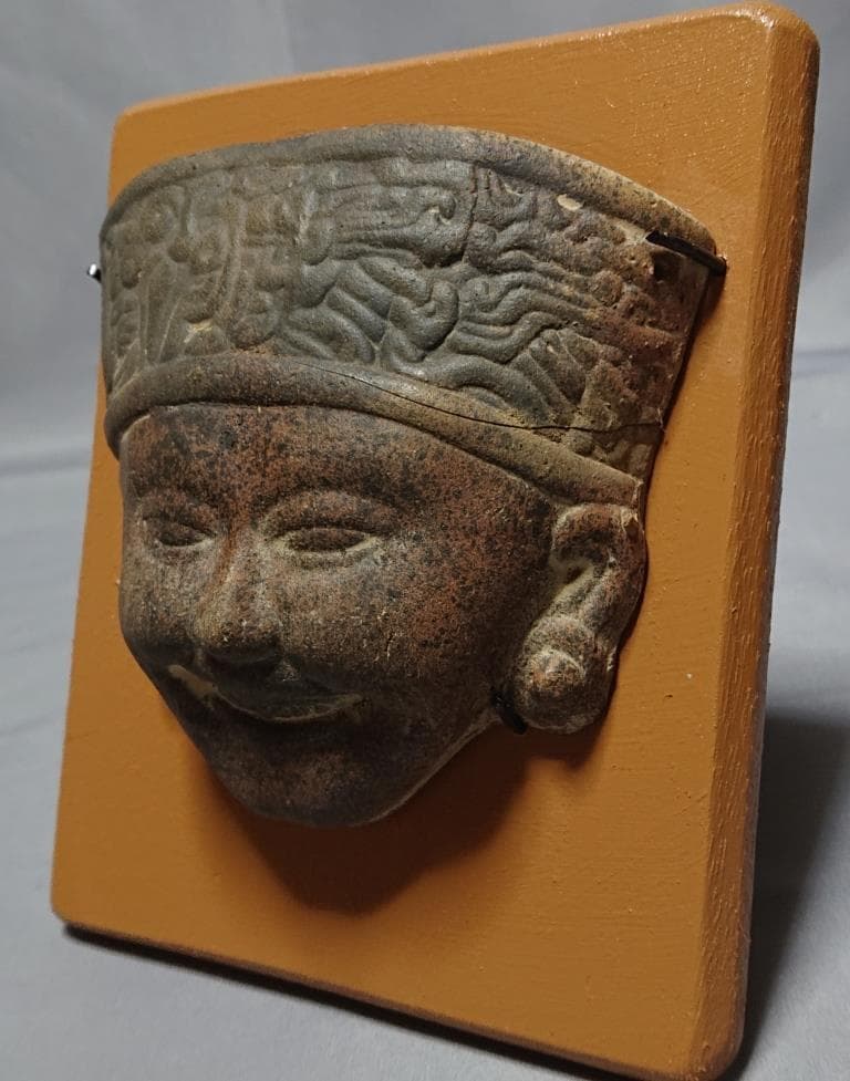 コレクター収集品　メキシコ　トトナカ文化　マスク　（A）