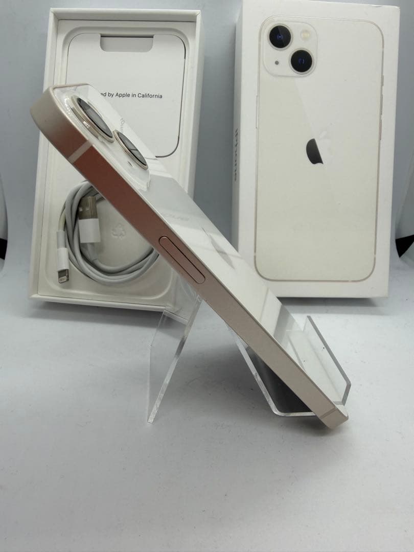 【付属品完備！】iPhone13 128GB ホワイト SIMフリー端末！