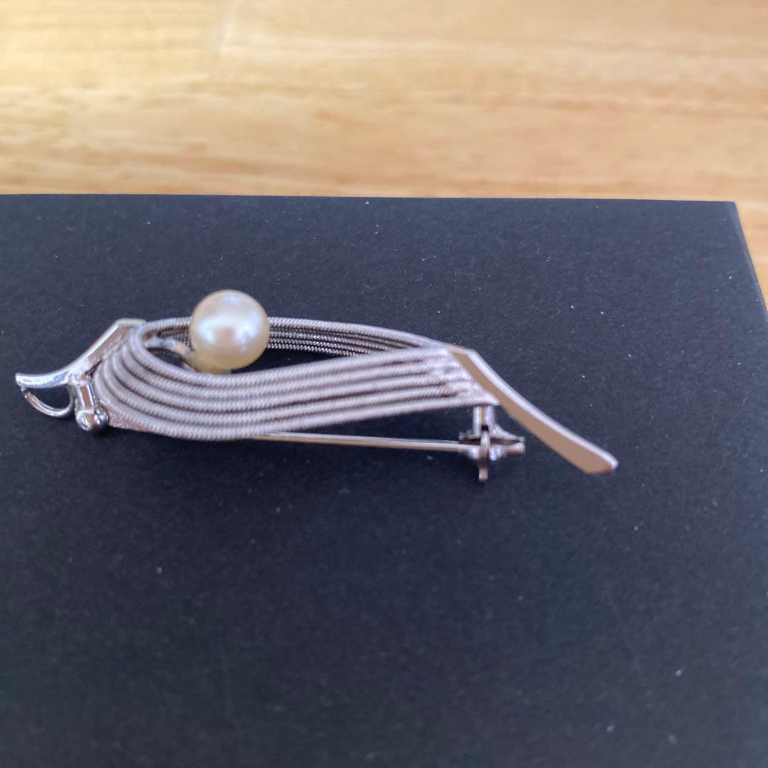 専用ミキモトパールブローチコサージュリーフ