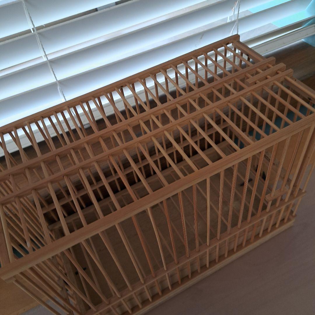 鳥籠　鳥かご　メジロ　9個　+　収納木棚