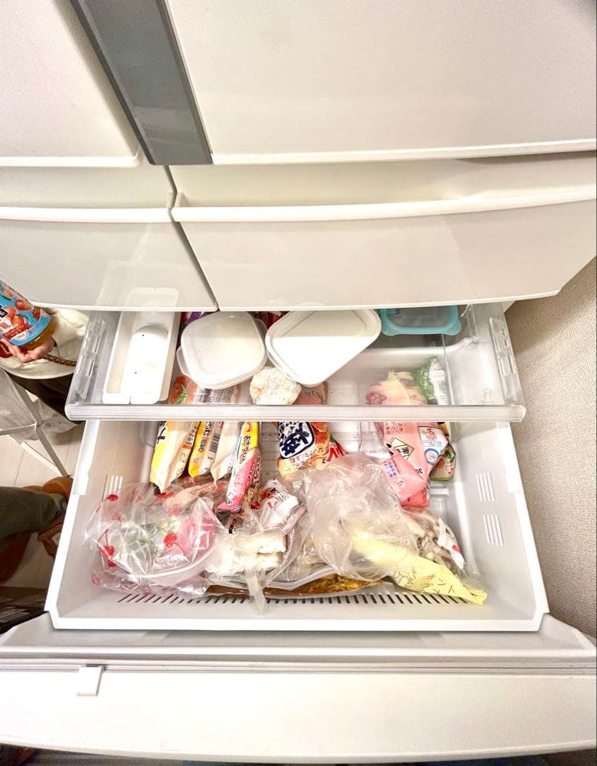 週末のみ値下げ中！パナソニック 大型冷蔵庫 NR-FVF455-W 451L