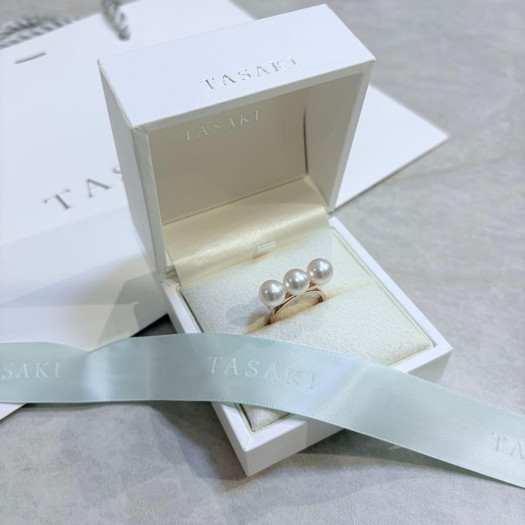 【美品】タサキTASAKI バランスネオ リング 指輪サクラゴールド16号アヤコ