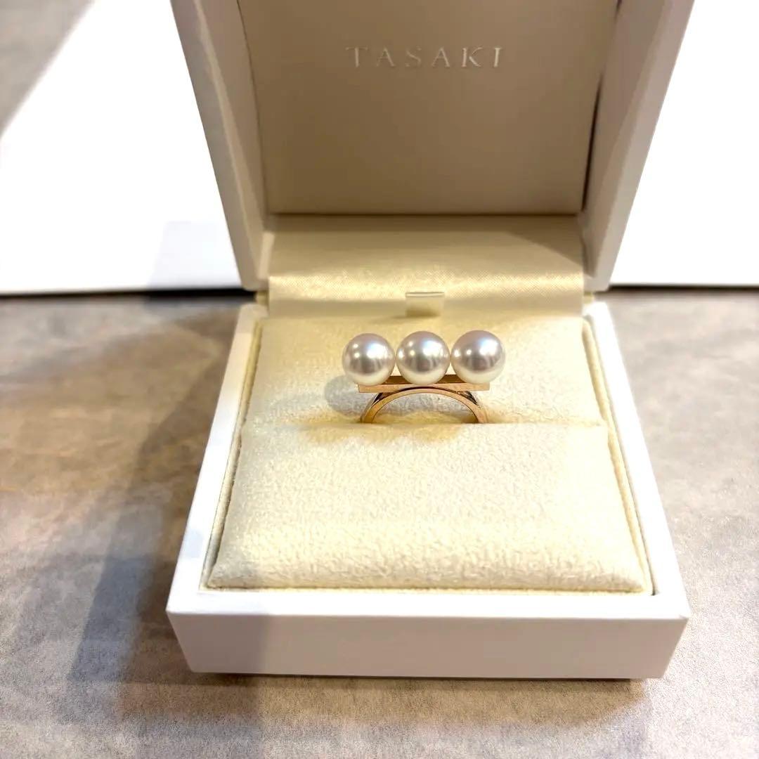 【美品】タサキTASAKI バランスネオ リング 指輪サクラゴールド16号アヤコ