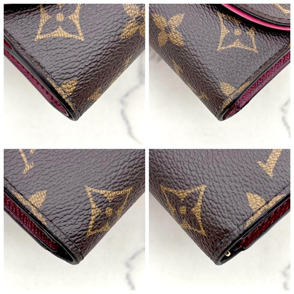 【超極美品】ルイヴィトン　モノグラム　ポルトフォイユ　アリアンヌ　フューシャ