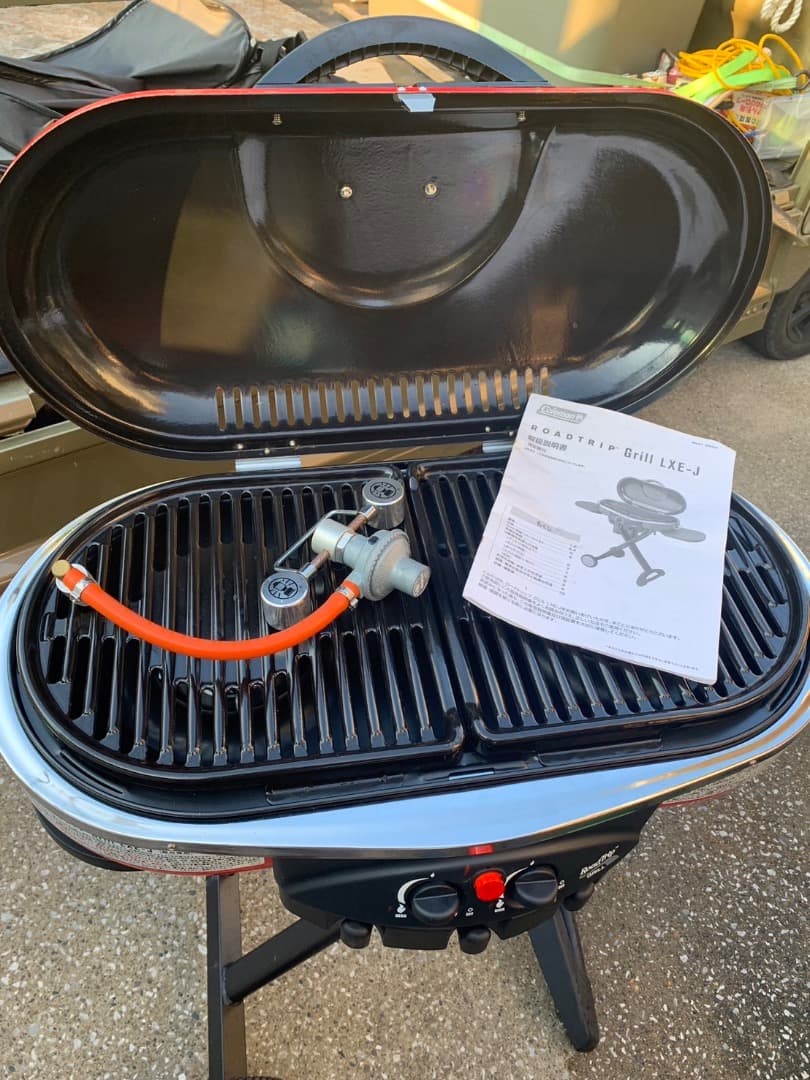 ろとColemanコールマン ロードトリップグリル LXE-J バッグ付き