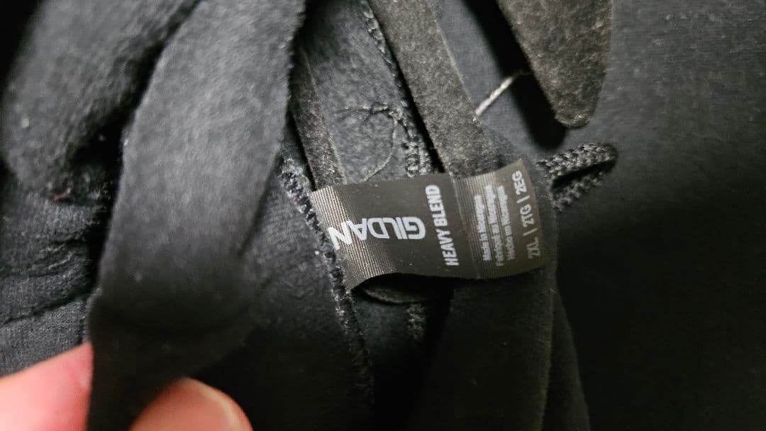 ENTH フード付きパーカー ブラック 2XL