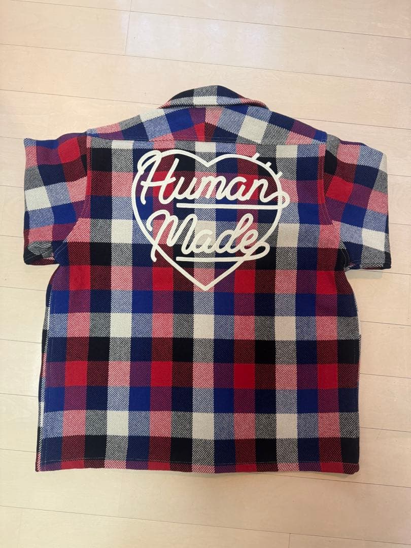ジャケット・アウター HUMAN MADE WOOl CHECK SHIRT JACKET
