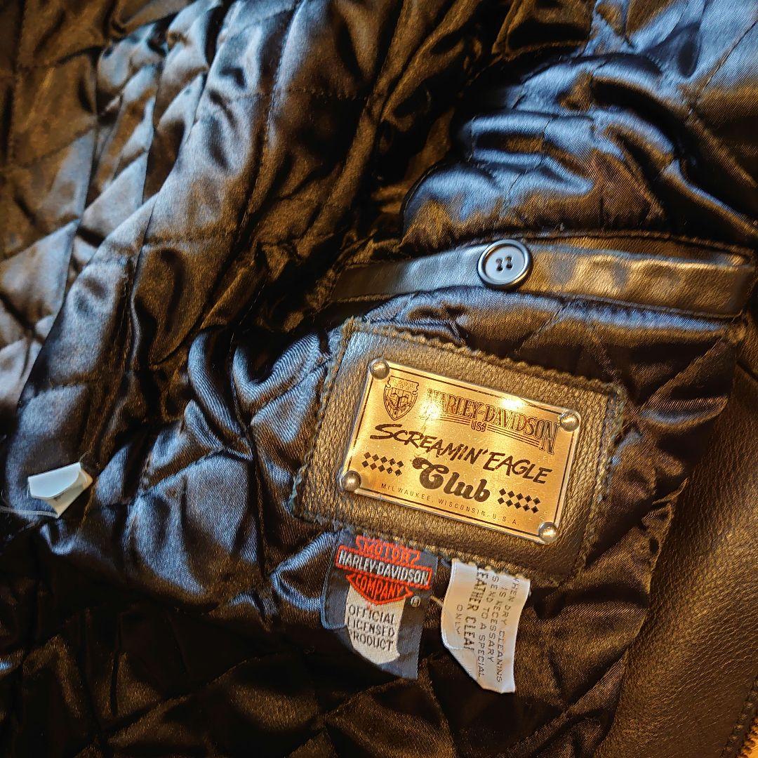 Harley-Davidson スクリーミンイーグル　レザーライダース　ブラック