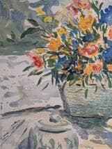 【真作】版画　パトリック・リビングストーン　リトグラフ　花と果実　V142