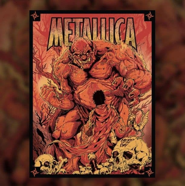 【値下不可】世界180枚Foil ver. メタリカ Loadリマスタ ポスター