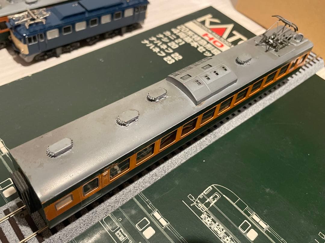 ジャンク HOゲージ4両セット カツミ KTM アダチ？ ED61