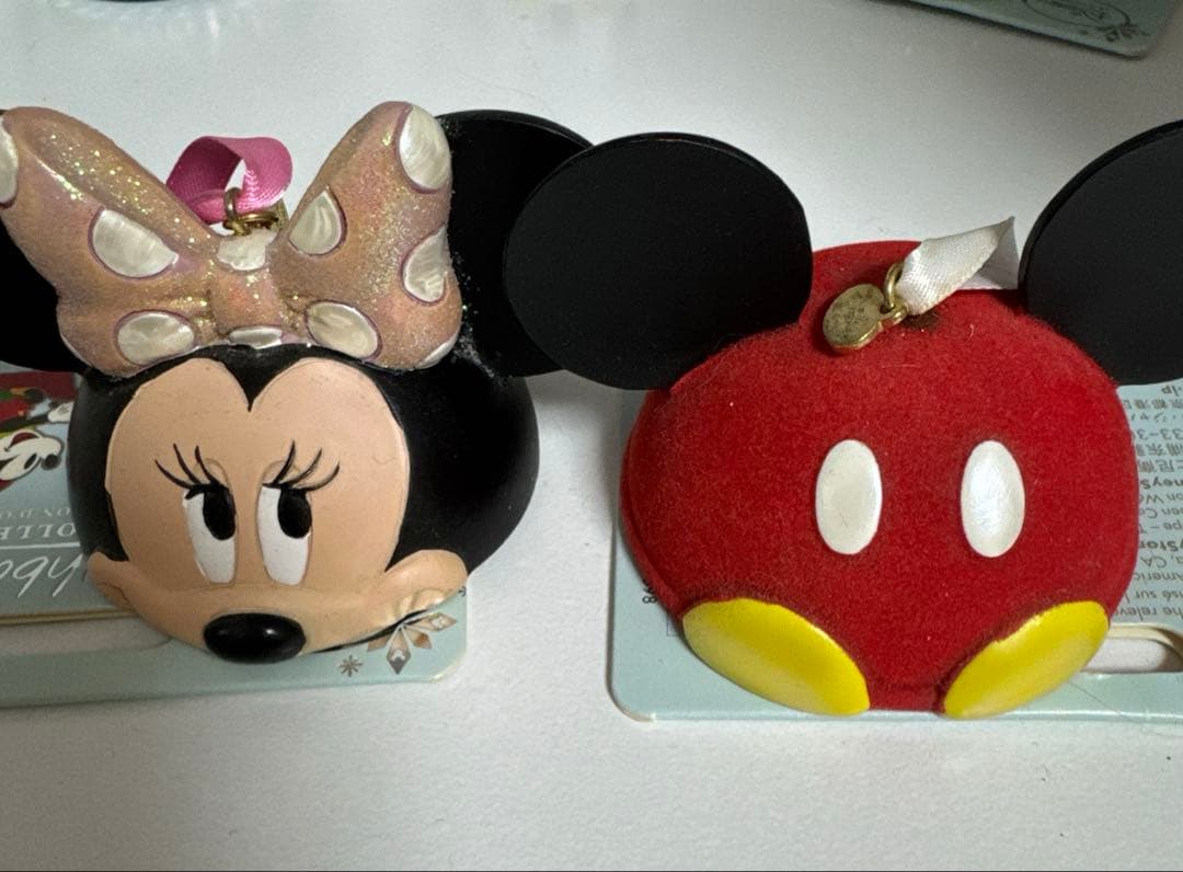 ディズニーストア　イヤーオーナメント　ミッキーミニー