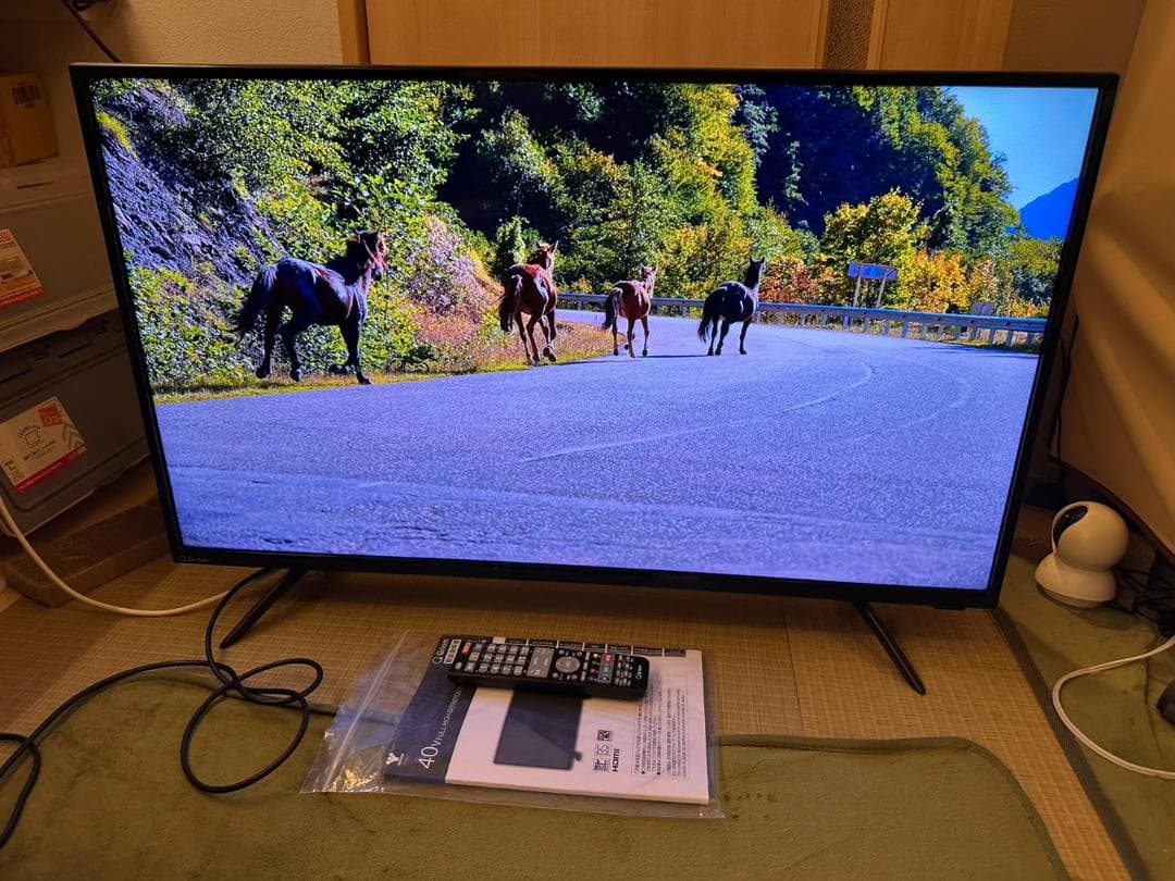 Qriom　山善 HDD内蔵録画可　40型　テレビ　QRC-40W2K 超極美品