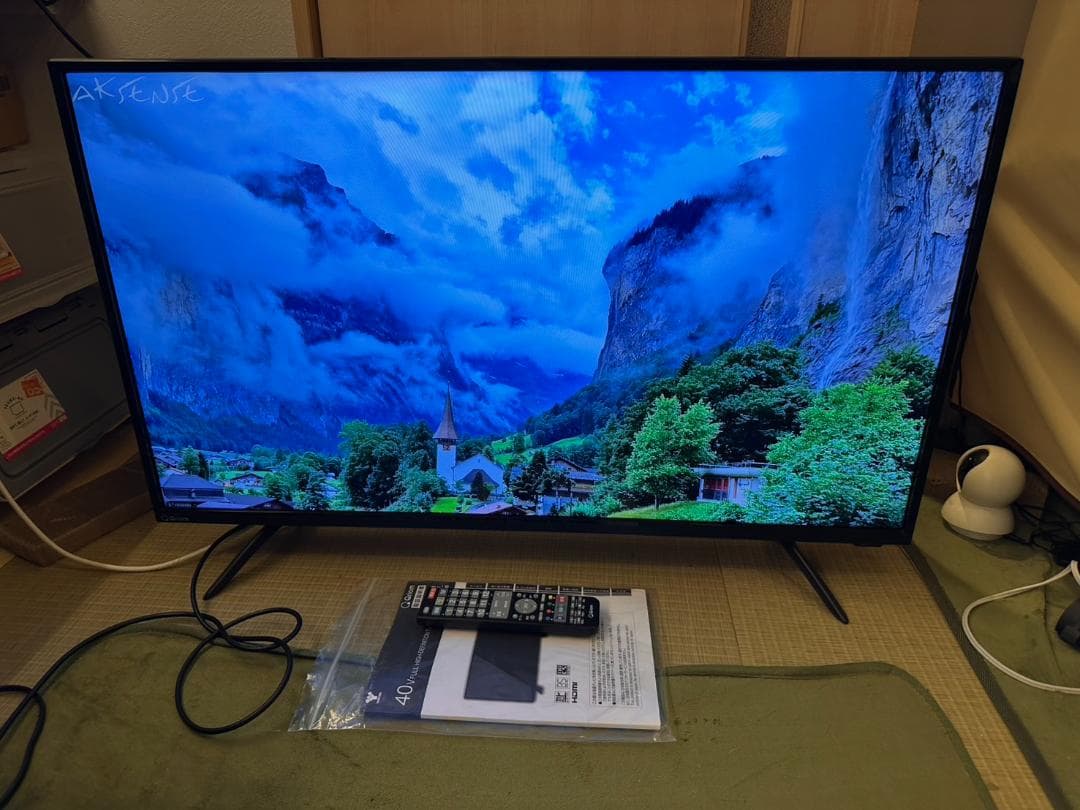 Qriom　山善 HDD内蔵録画可　40型　テレビ　QRC-40W2K 超極美品