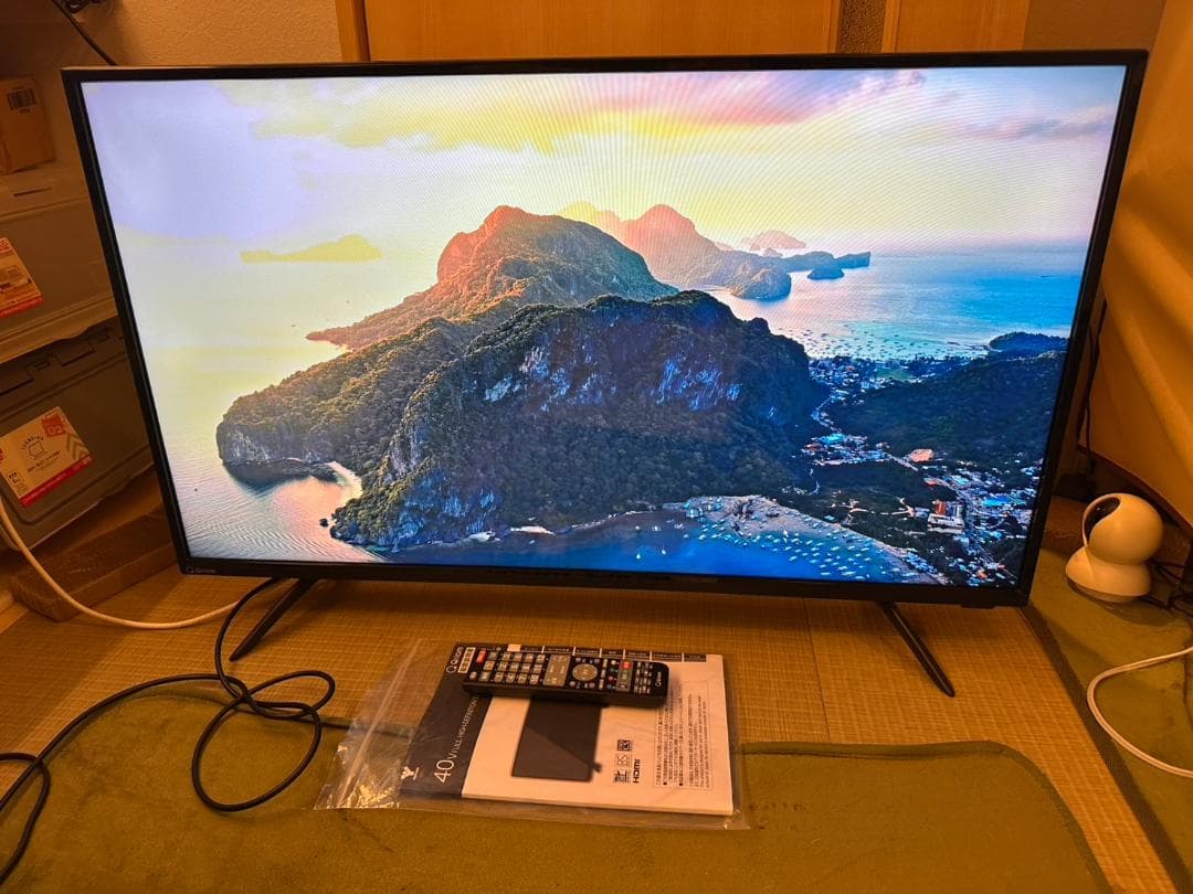 Qriom　山善 HDD内蔵録画可　40型　テレビ　QRC-40W2K 超極美品