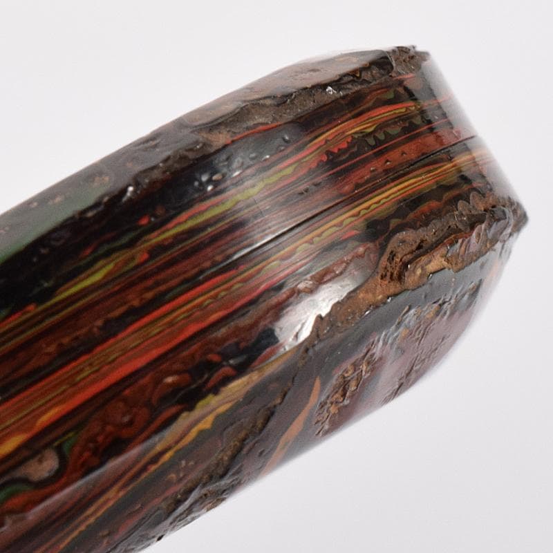 茶道具　溜漆　堆漆　香合　袱紗・時代箱付　V　R7976