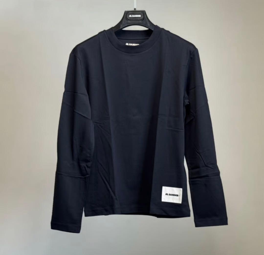 《新品》JIL SANDER＋ ロンT Sサイズ ネイビー
