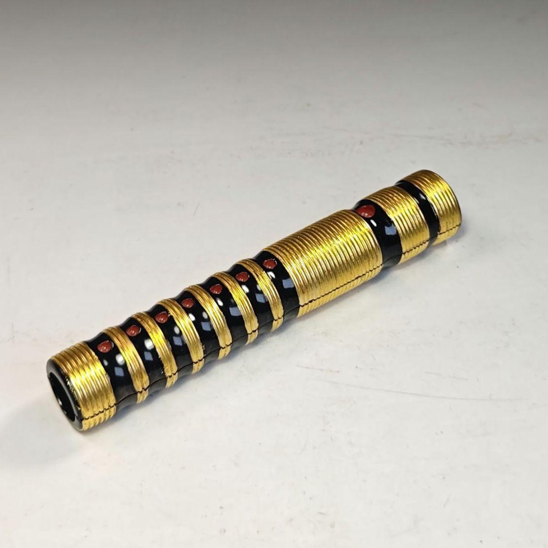 イ782 香合『北村葵春作』『笛　香合　共箱』木製　漆塗　茶道具