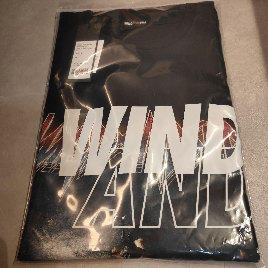 新品使用【XL】wind and sea WORLD TOUR