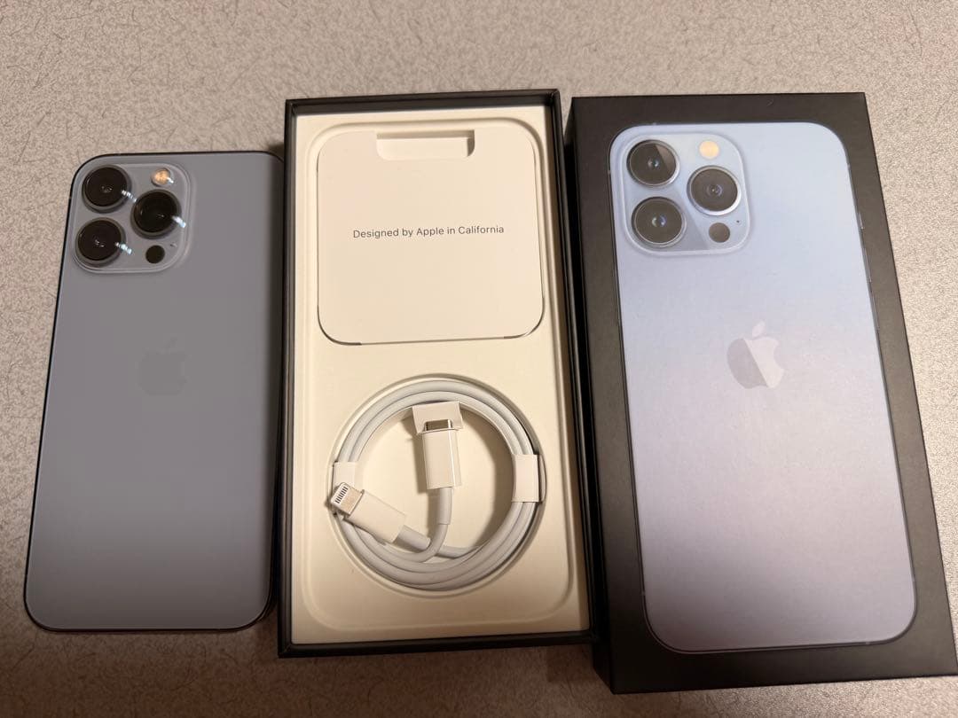 【美品】【バッテリー92%】iPhone 13 Pro 256GB シエラブルー