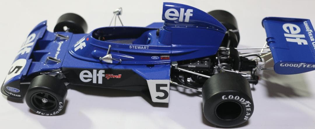 貴重ＴＳＭモデル製ティレル・フォード００６　１９７３ドイツＧＰWIN 1/18