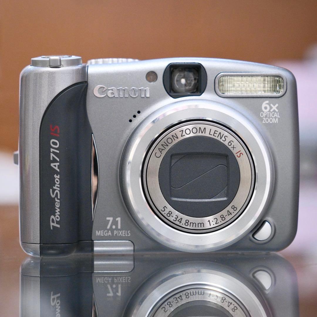 極美品！名機 動作品 平成レトロ Canon PowerShot A710 IS
