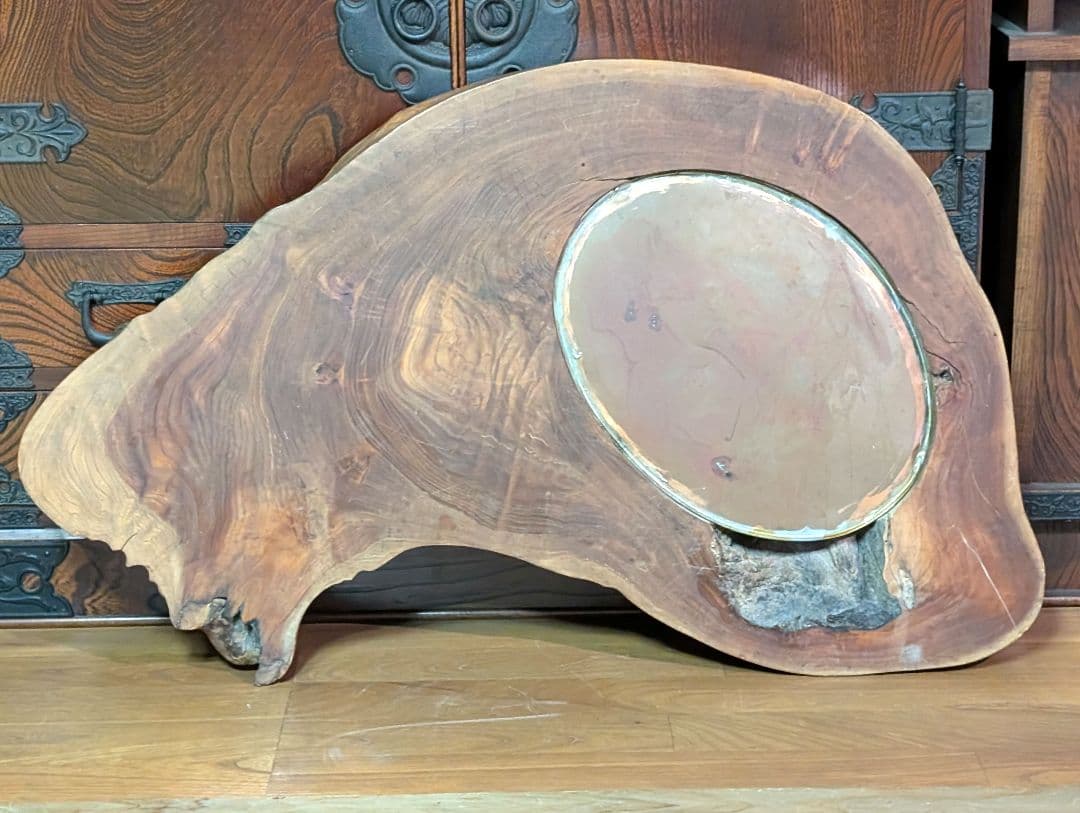手火鉢　1枚板くり抜き　古道具　 骨董品　アンティーク　レトロ