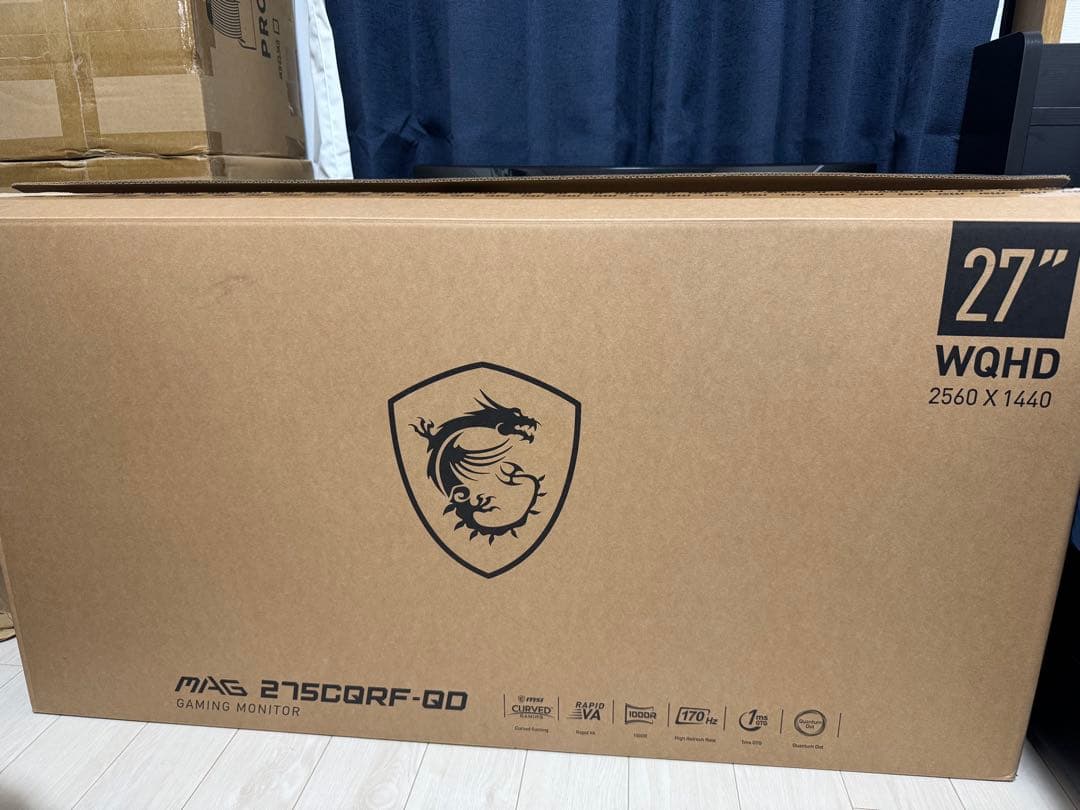 水*底様 MSI MAG-275CQRF-QD 170Hz 27インチ湾曲モニタ