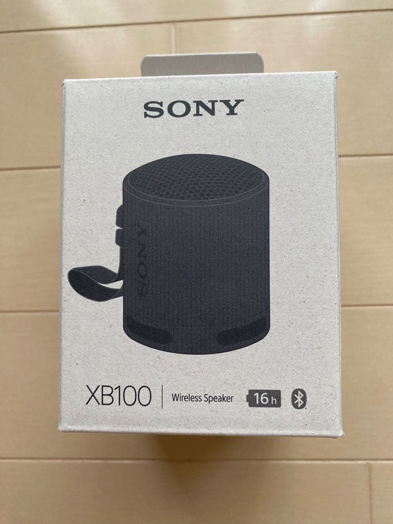 【新品未使用未開封】SONY XB100 ワイヤレススピーカー ブラック