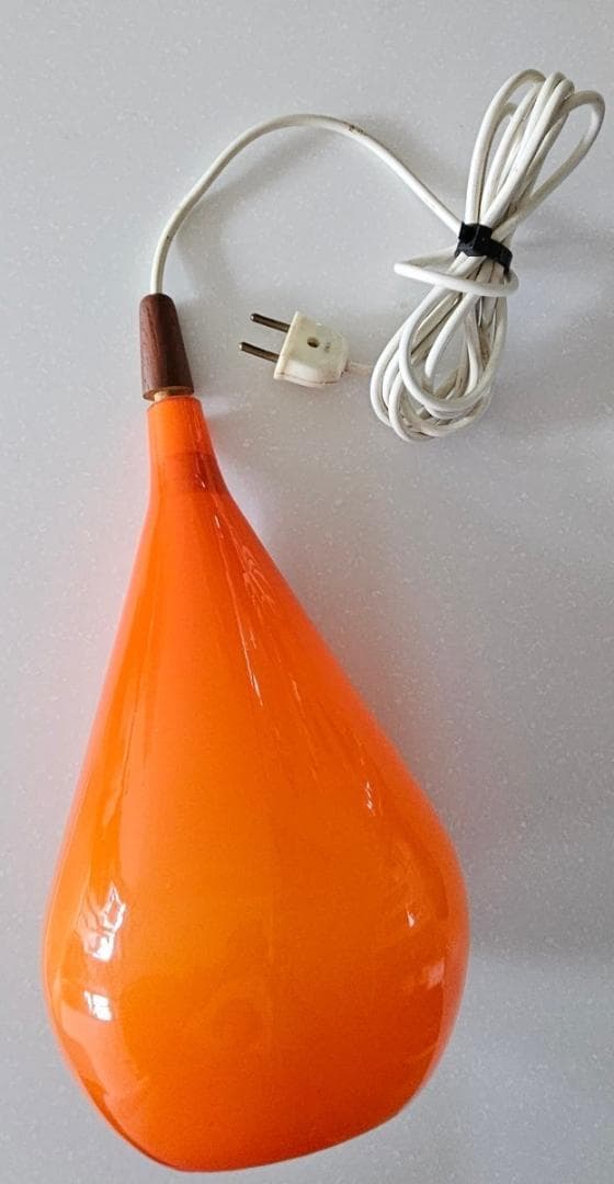 ヴィンテージ　ホルムガード ペンダントライト オレンジ デンマーク