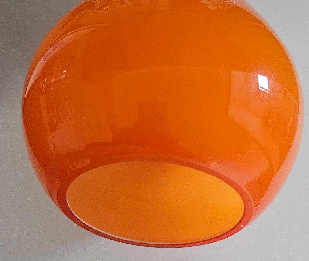 ヴィンテージ　ホルムガード ペンダントライト オレンジ デンマーク