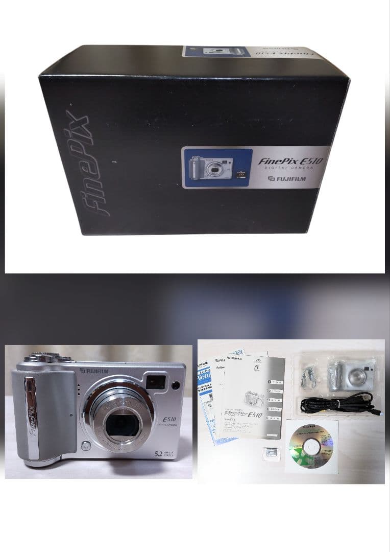 【美品 / 付属品全て揃ってます！】Fujifilm FinePix E510