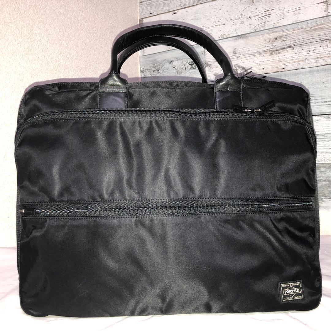 未使用級✨ポータータイム オーバーナイト 2way ボストン 3層 A4ブラック