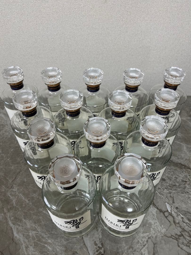 山崎、響、白州、バランタイ、マッカラン、等数々空瓶