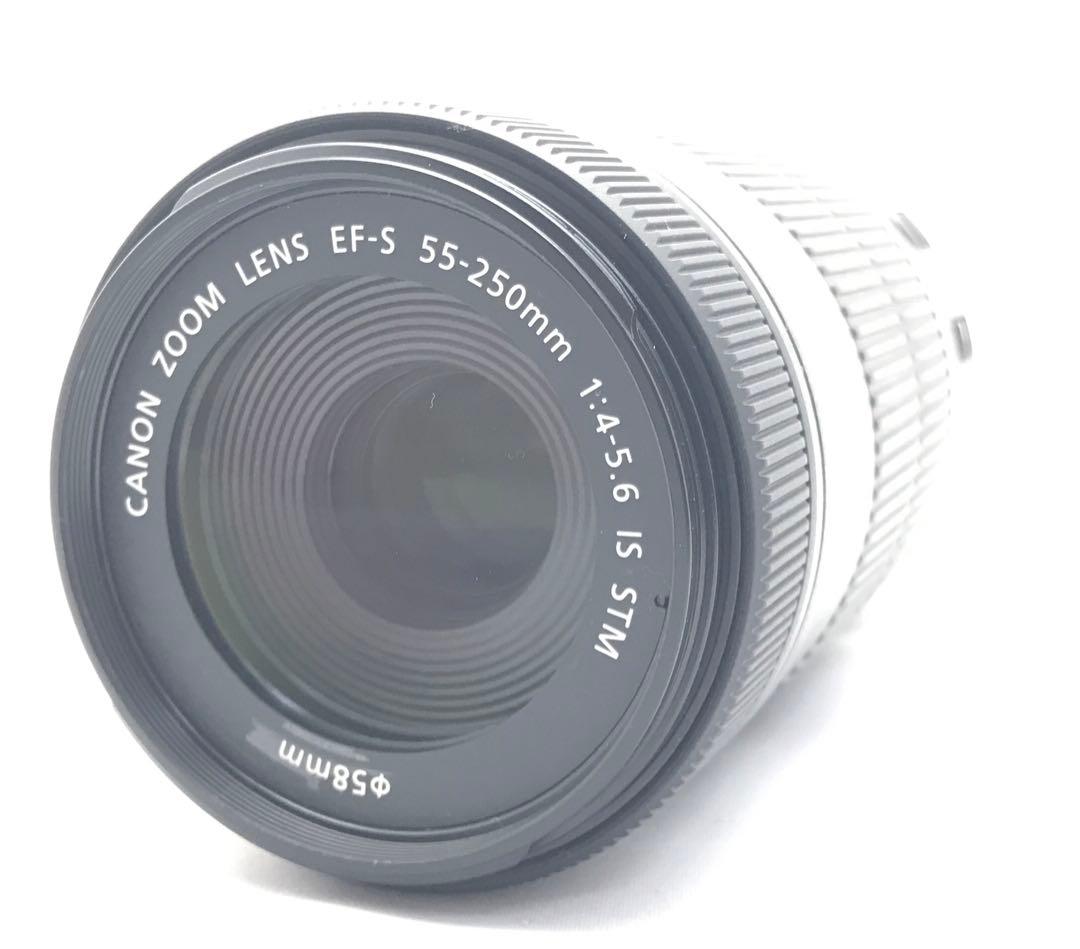 極美品！EFレンズ EF-S55-250mm F4-5.6 IS STM