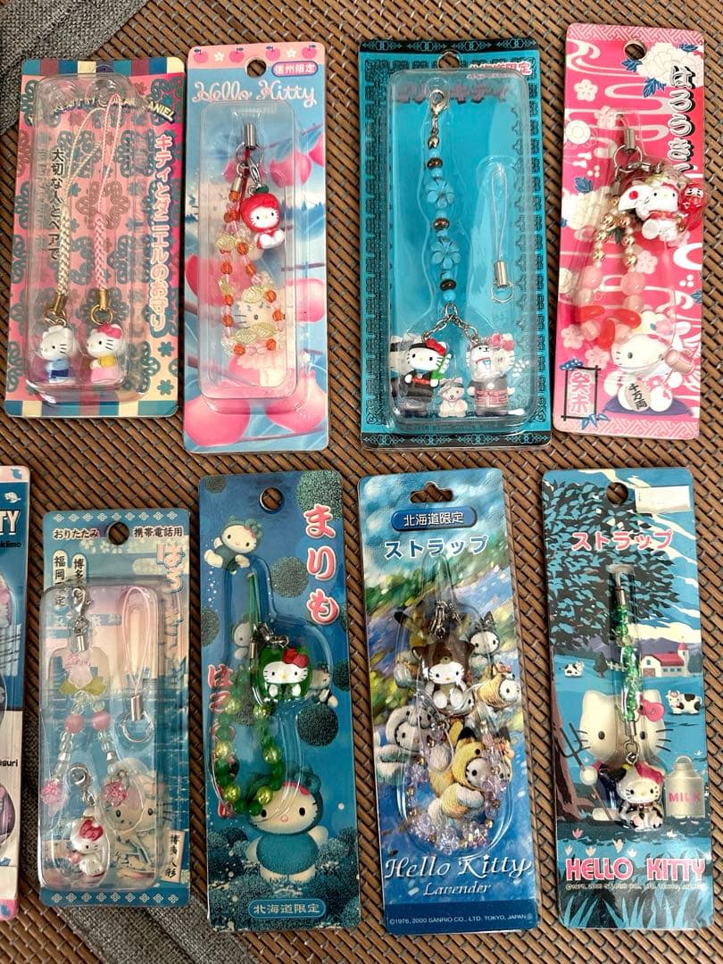 ご当地キティちゃんレアハローキティ ストラップセット 限定 15個まとめ売り