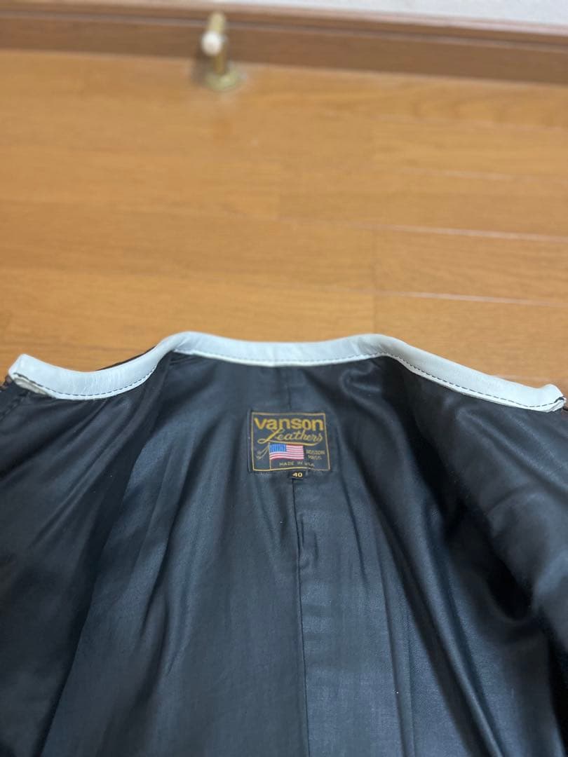 ウッドデッキドッグVANSON ワンスター 40サイズ　レザージャケット