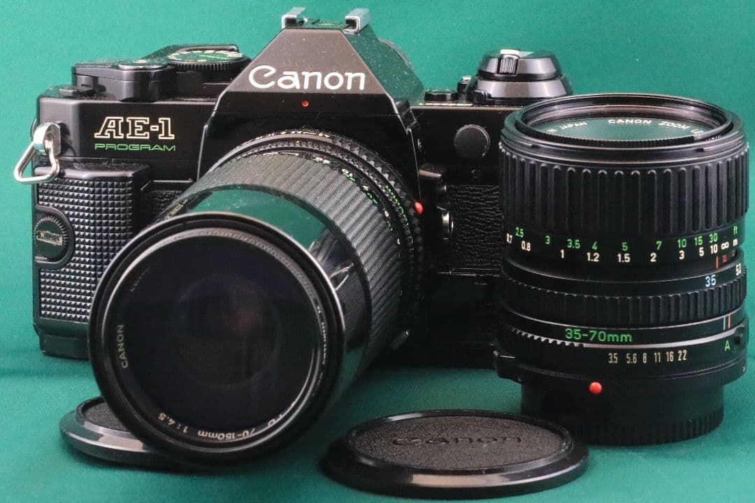Canon AE-1 Program フィルム一眼レフカメラレンズセット