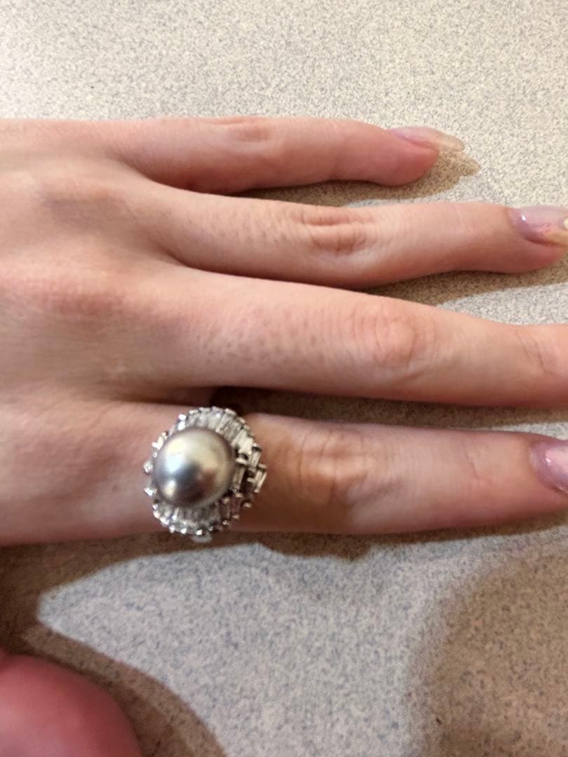 パールダイヤモンドリング