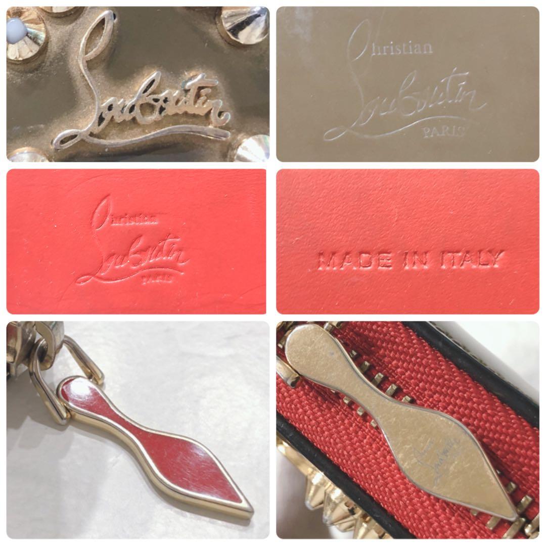 ☆Christian Louboutin☆ ケース スタッズ ブラウン