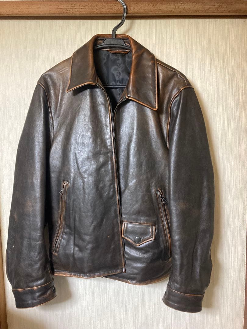 Edifice 2025アンティークレザージャケット