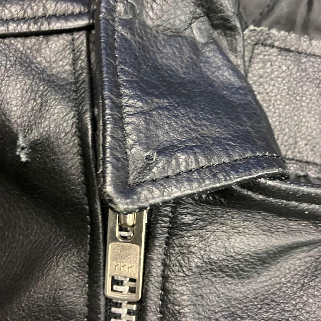 90s Freedom レザーダブルライダースジャケット 水牛革 VINTAGE