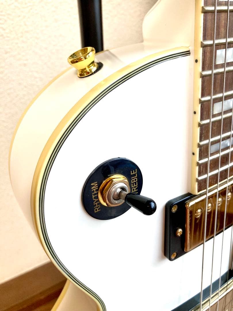 Blitz by Aria Pro II エレキギター　ホワイト ゴールド　美品