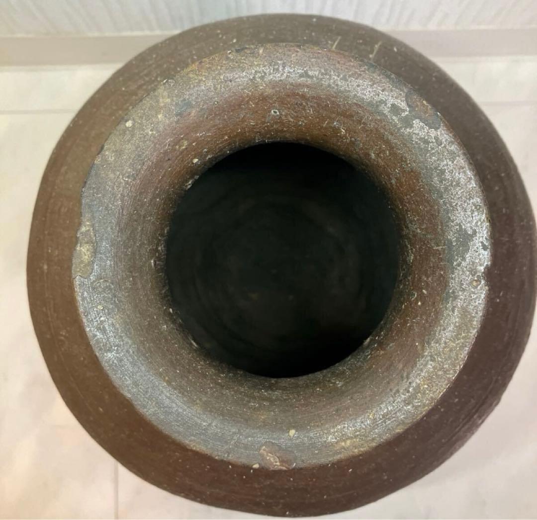 希少　種子島　よきの焼　壺　江戸時代　花瓶　置物　骨董品　古美術品　能野焼