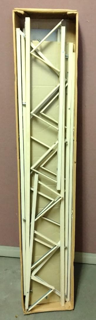 B17 雛人形用７段飾り ひな段 スチール台40号☆中古品 高さ約128cm