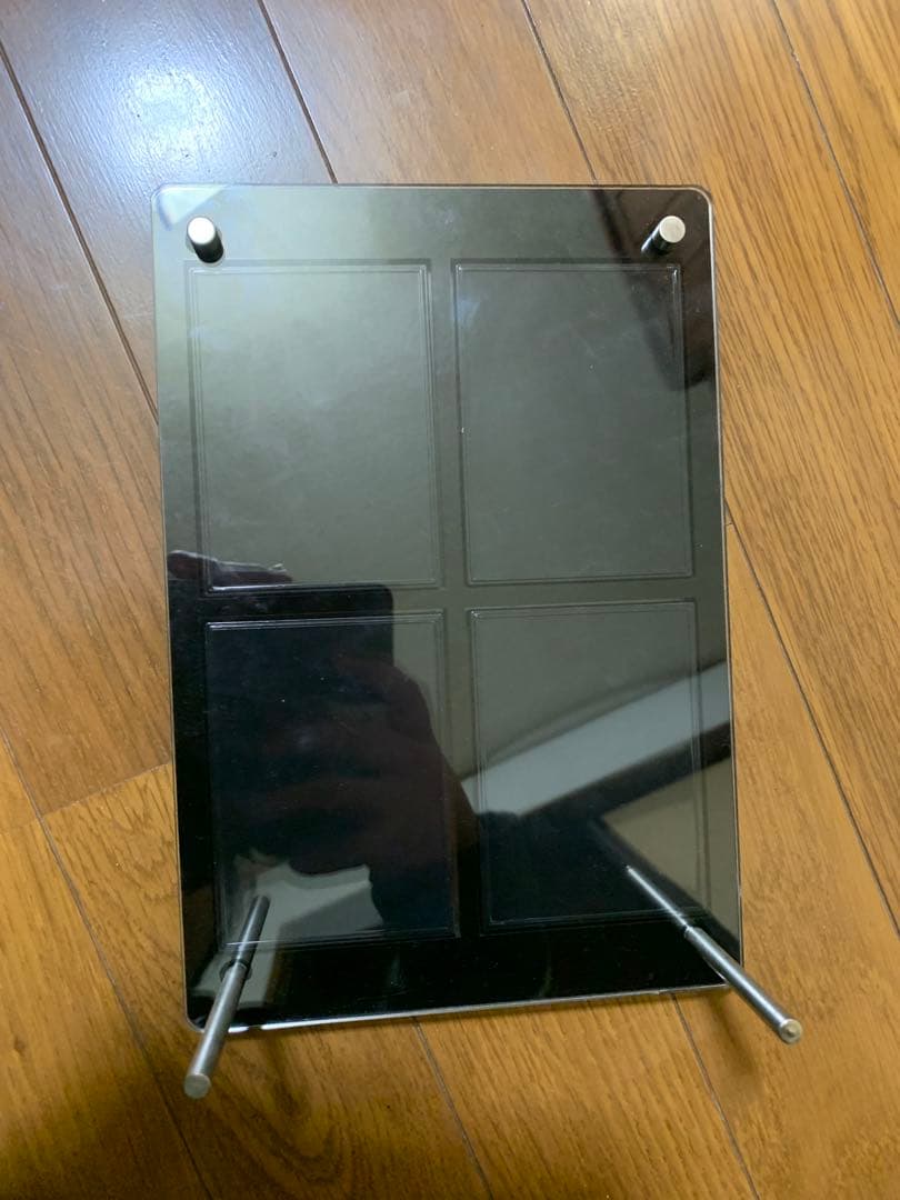 4連ブラックディスプレイケース　スタンド付(対応・遊戯王)