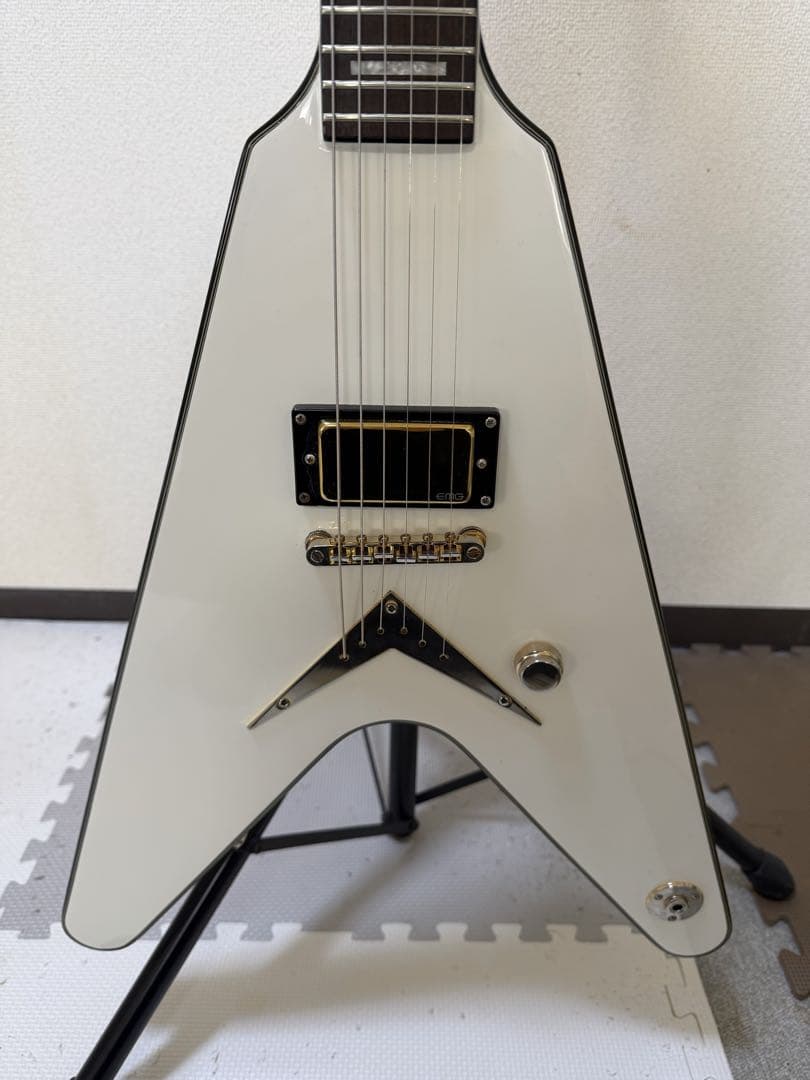 【生産終了品：レア】 DEAN V SERIES WHITE GOLD
