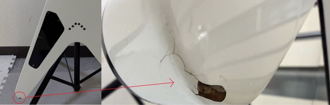 【生産終了品：レア】 DEAN V SERIES WHITE GOLD