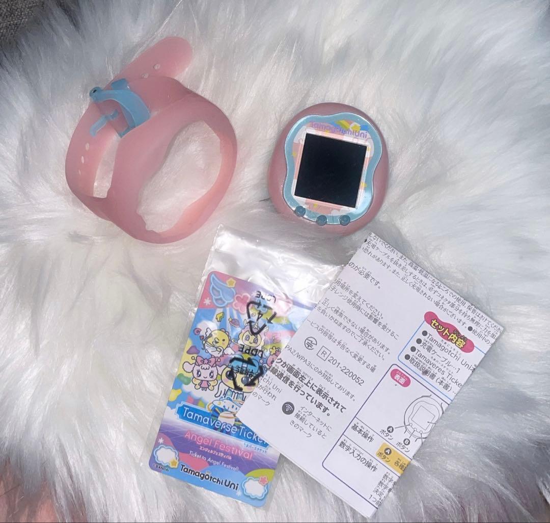 たまごっちuni たまごっちユニ エンジェルフェスティバル本体 リストバンド
